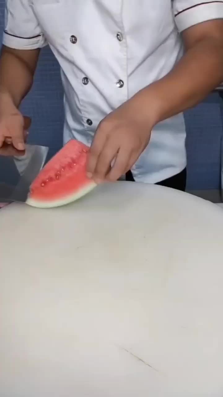 西餐厅西瓜摆盘,简单易学,好吃又好看