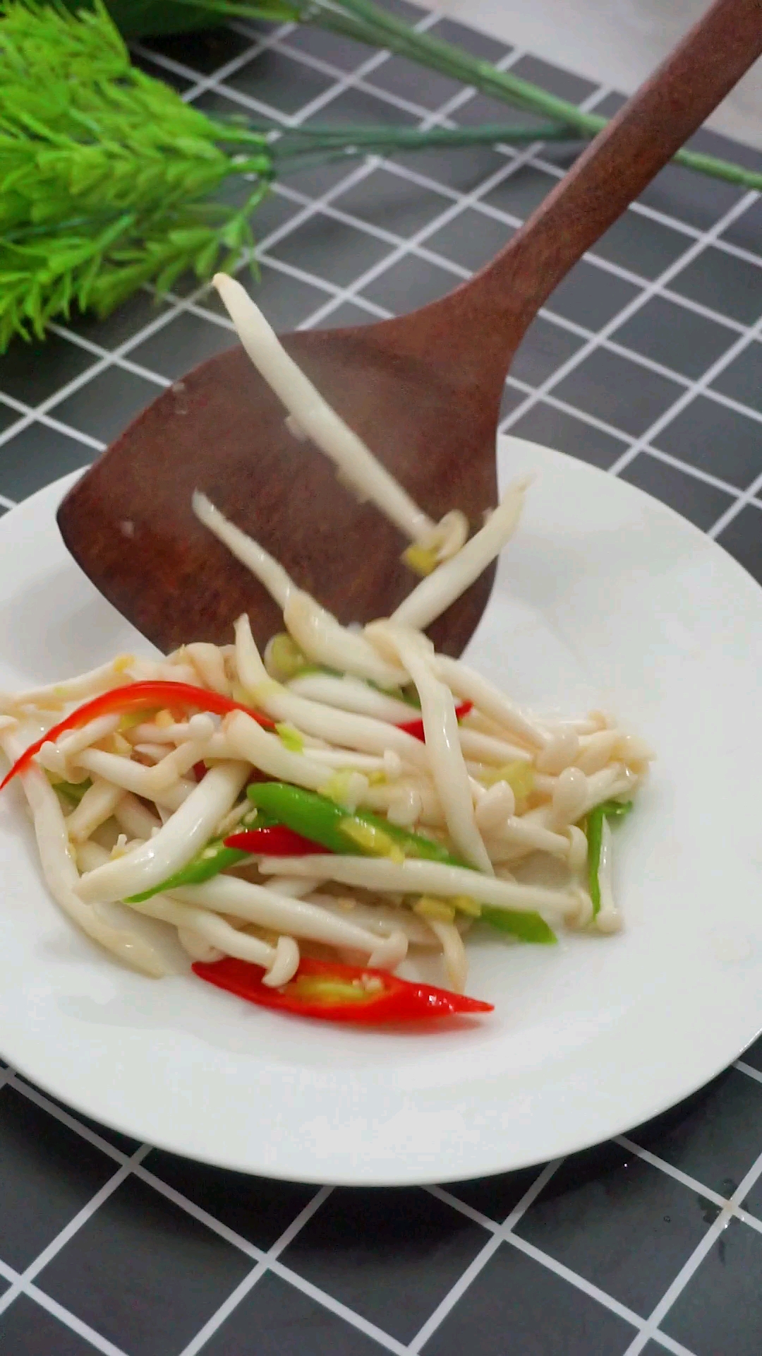 #全民好物节#素炒白玉菇做法