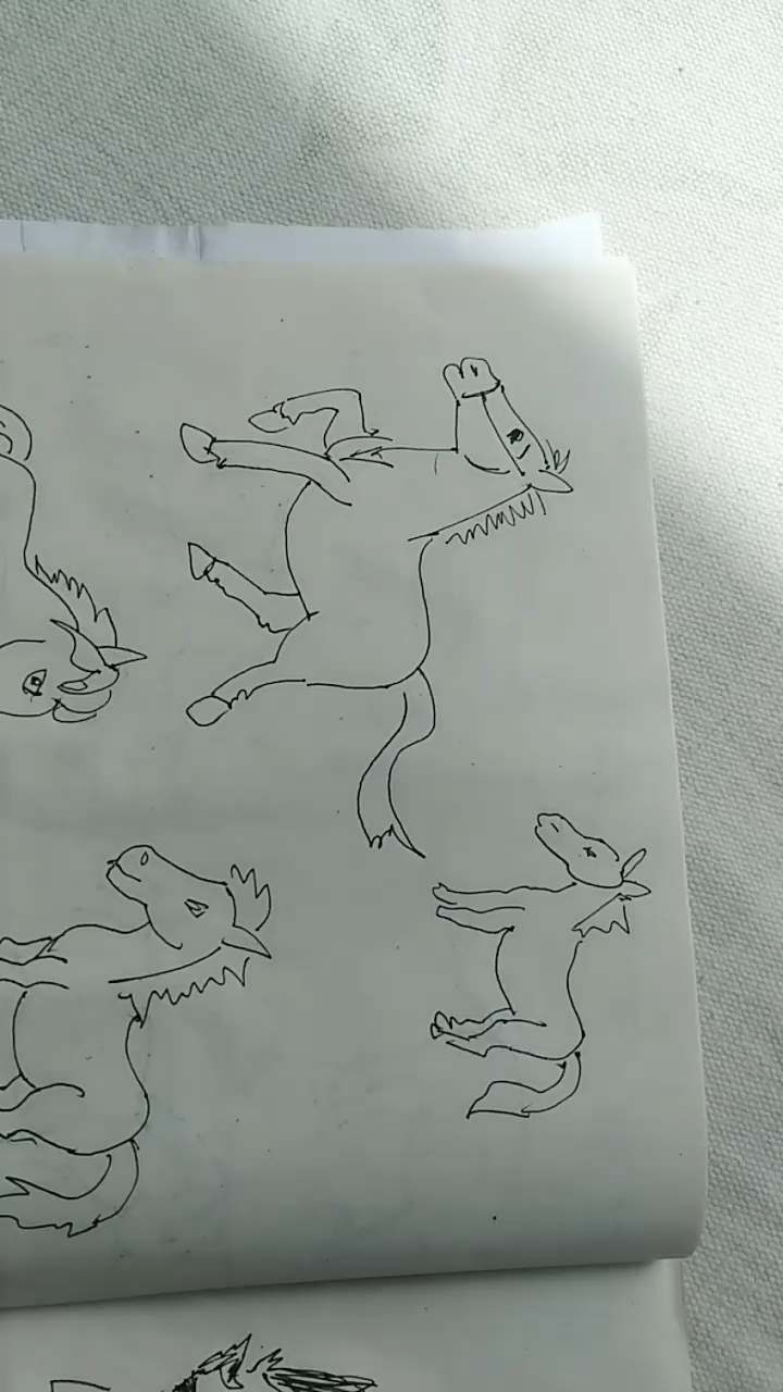 简笔画马95