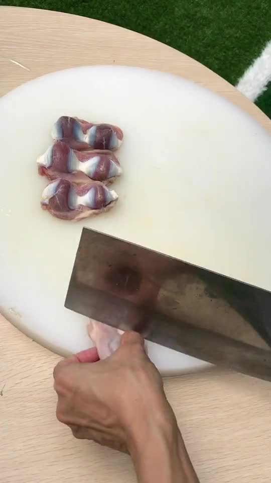 鸭胗去筋膜技巧详细解说