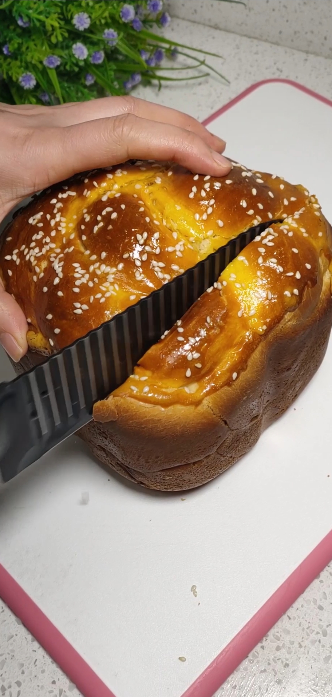 #我的秘密食谱#全自动面包机就喜欢用手折腾一下,吃的才更美味