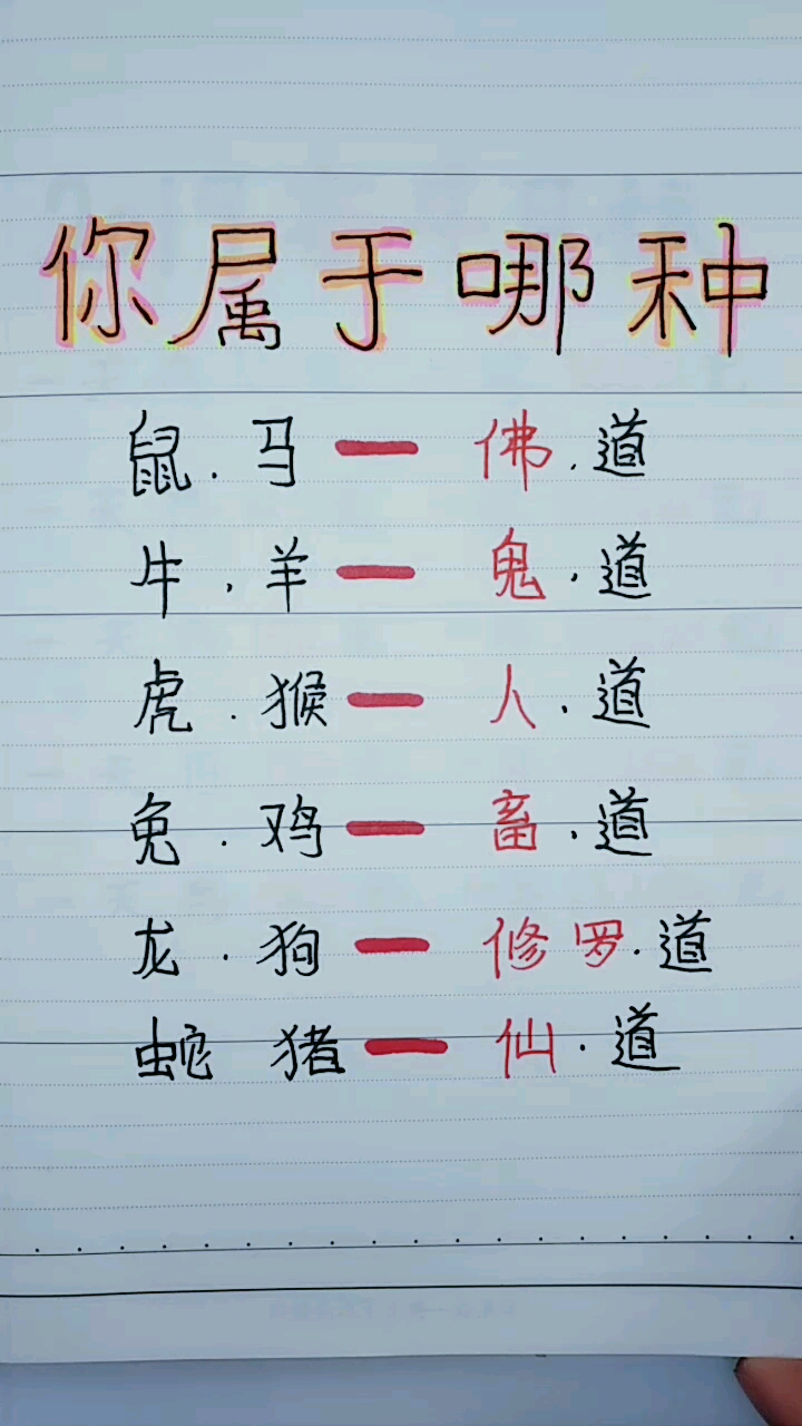 你是第几种……