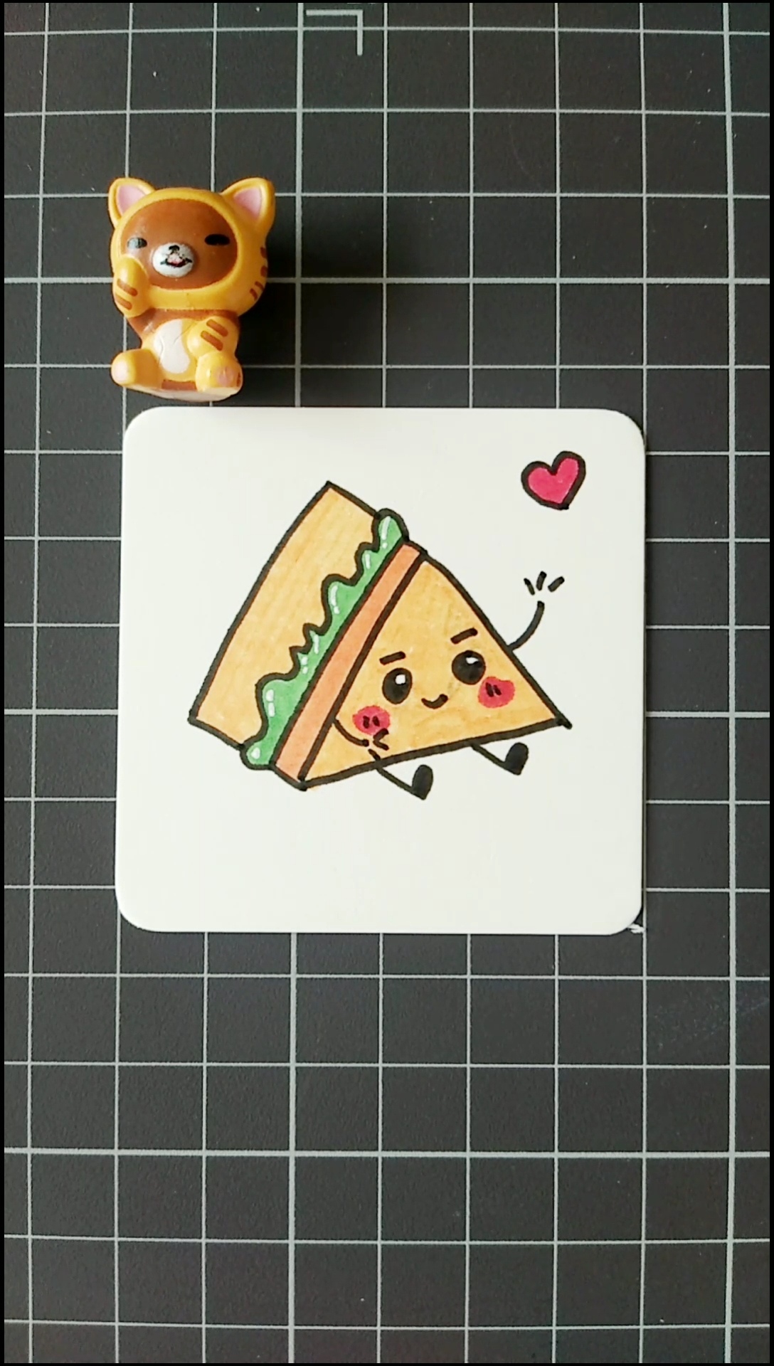 #简笔画#简笔画三明治
