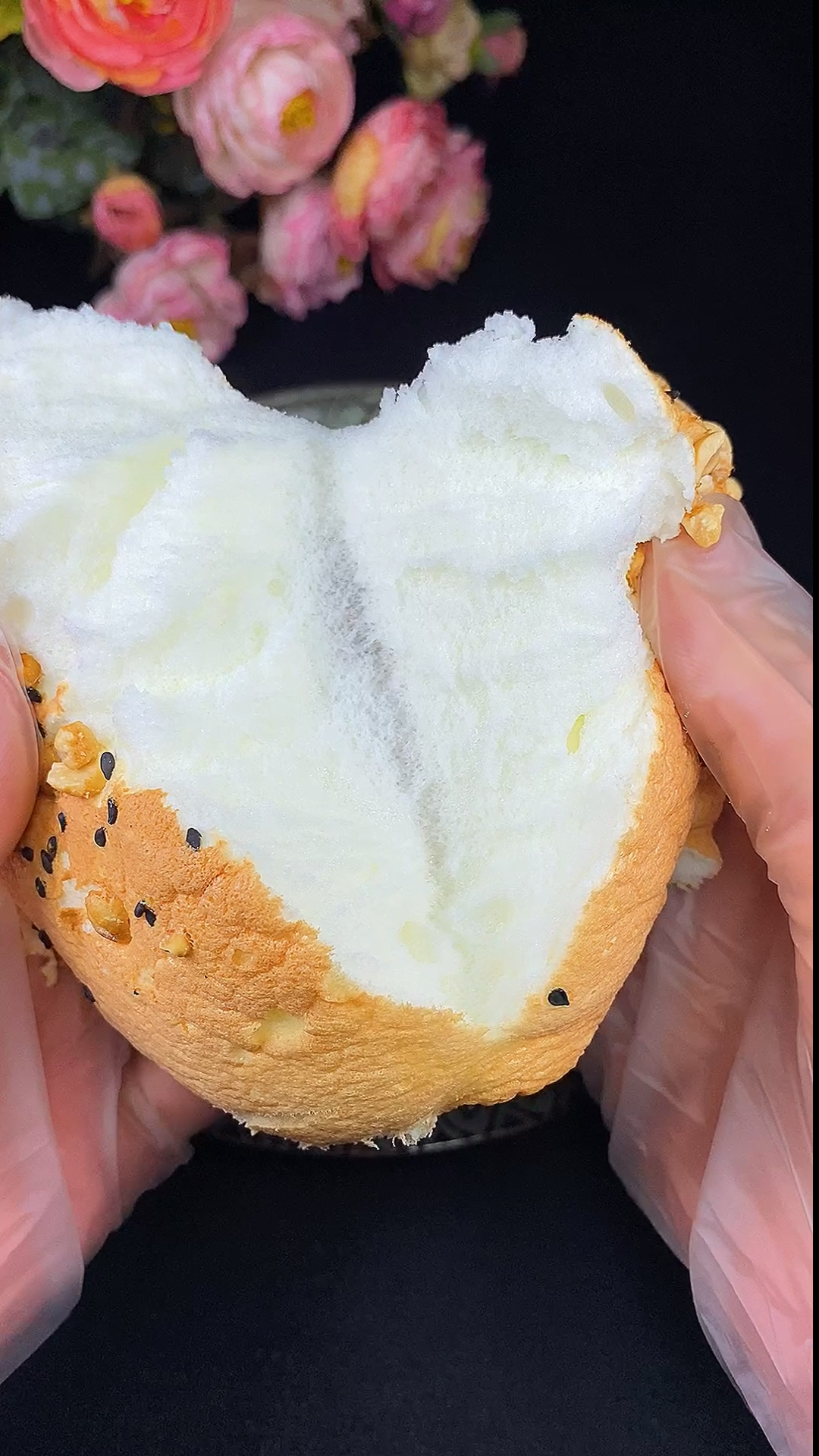#美食#不用面粉用蛋清就可以做的舒芙蕾蛋糕