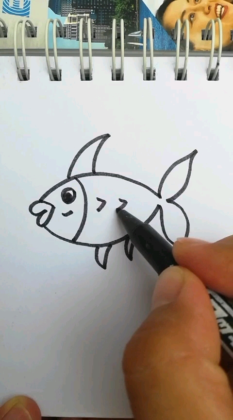简笔画～鱼