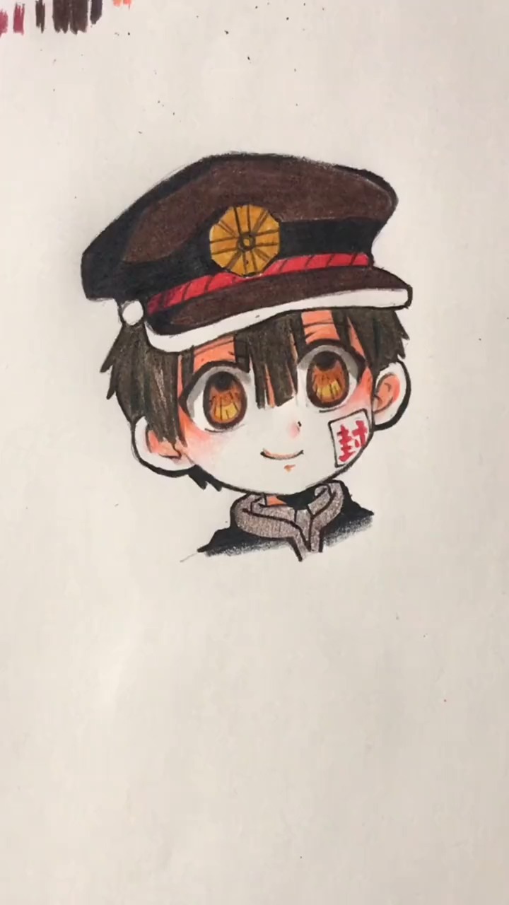 #绘画#人物戴帽子