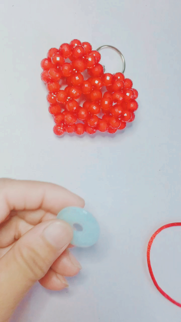 #寻找最牛手艺人#平安扣吊坠编法,试着做吧