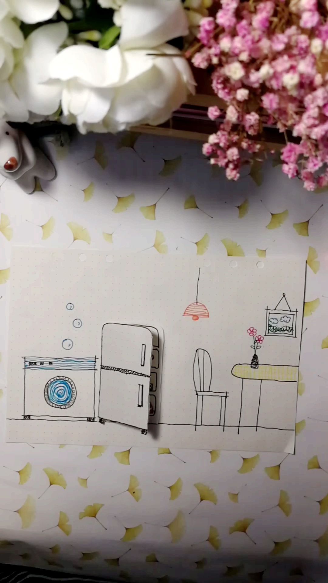 #简笔画教程#一个比较简单的手帐简笔画，快来学习吧