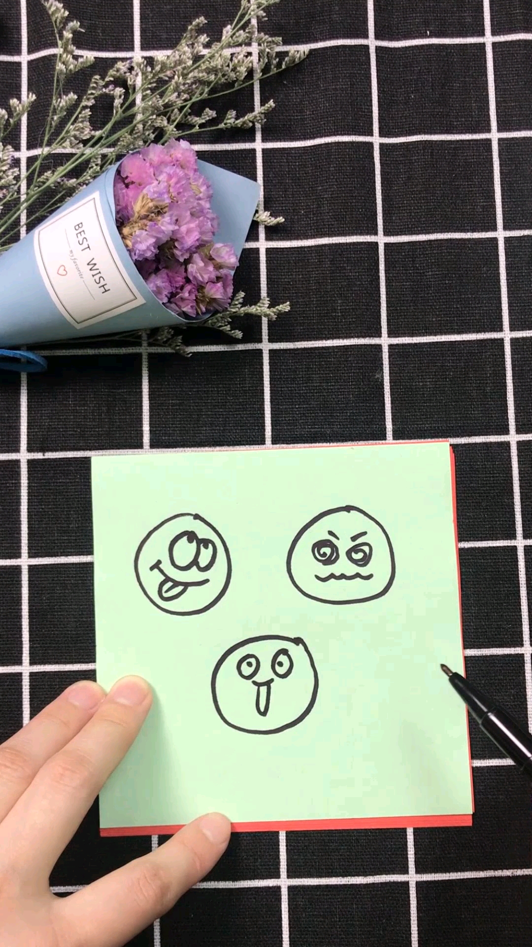 简笔画教学  可爱表情包学起来 