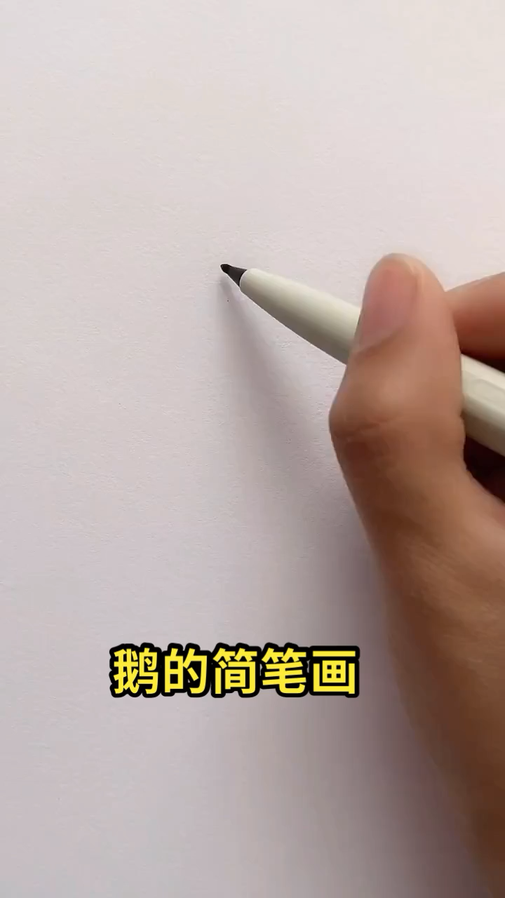 鹅的简笔画   