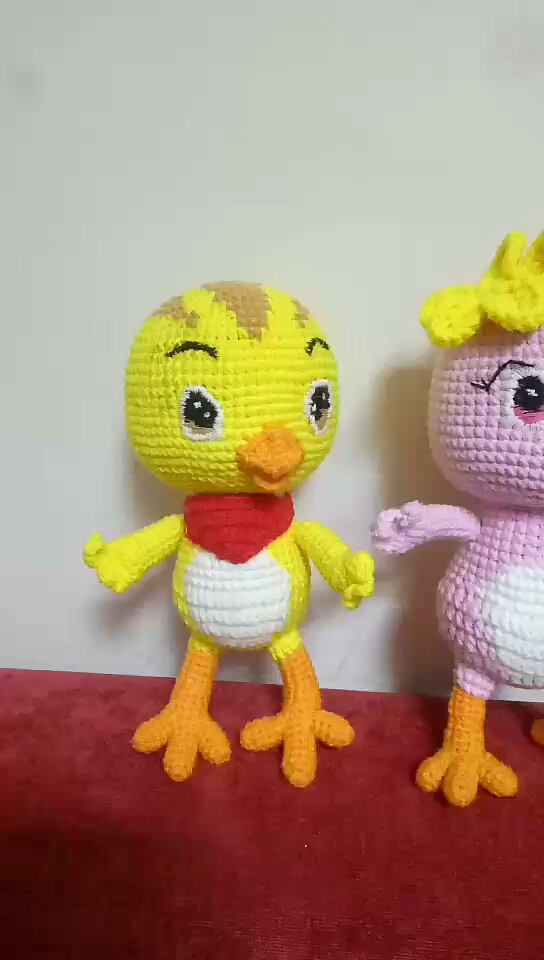 萌鸡小队的队伍越来越大了!越钩越美!