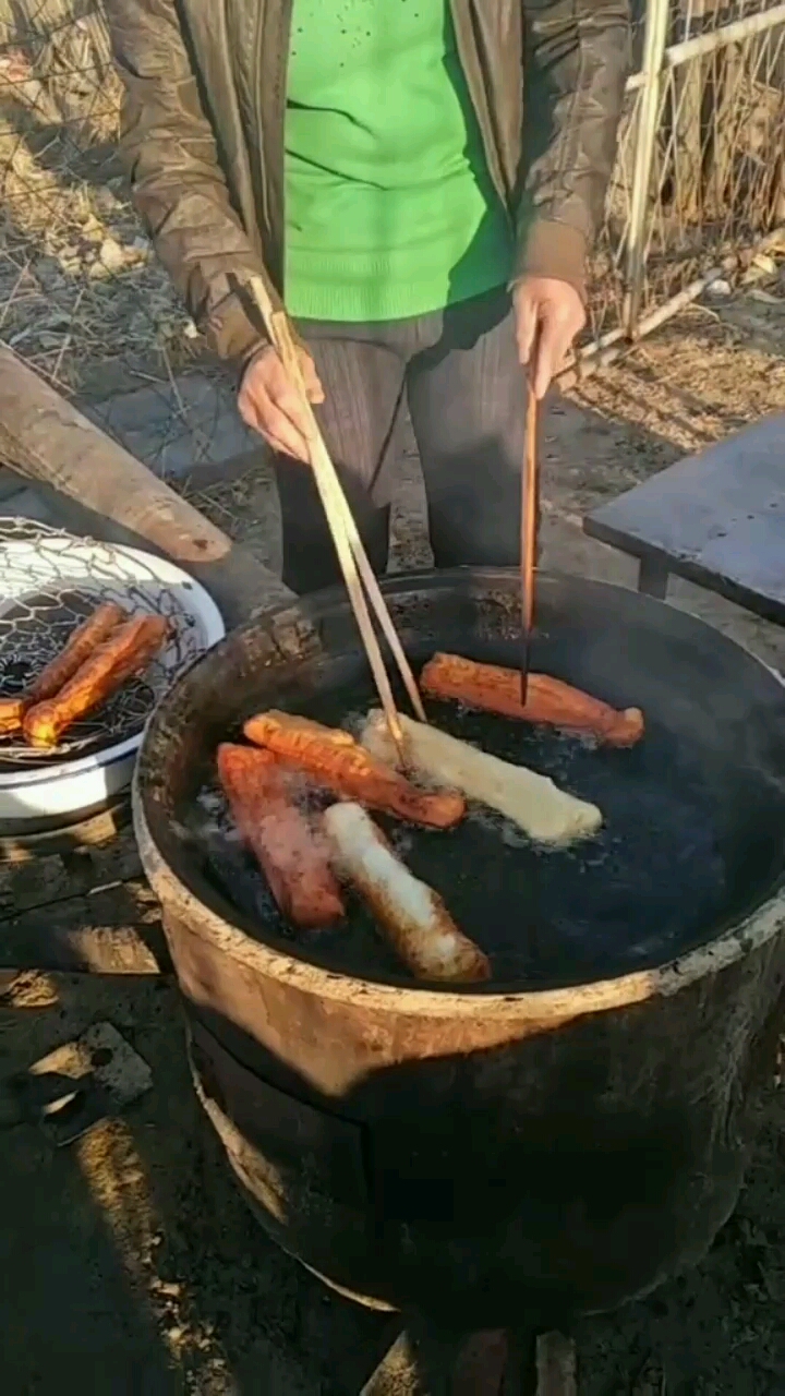 最传统的炸油条