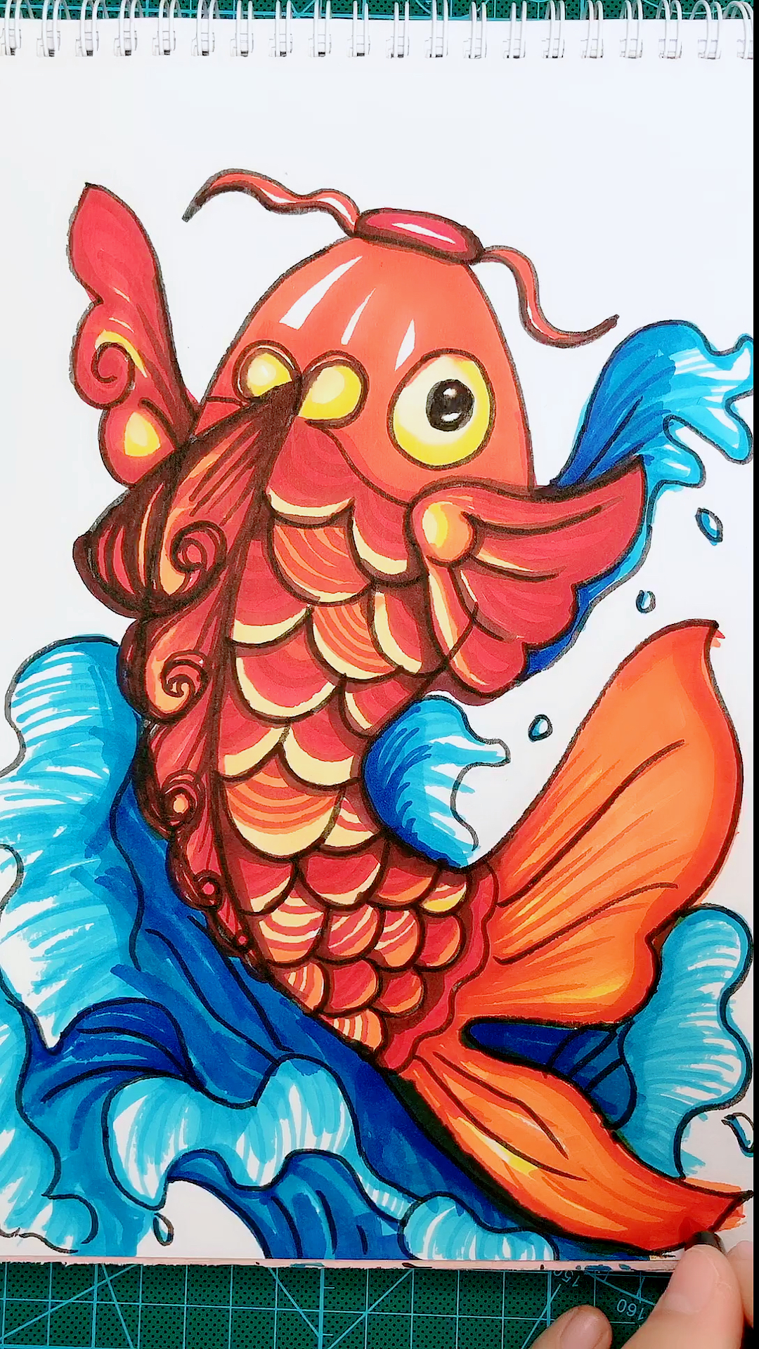 #新年手绘#年年有鱼#新年好礼物