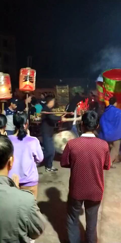 #我的家乡年#广东粤西“年例”夜游神