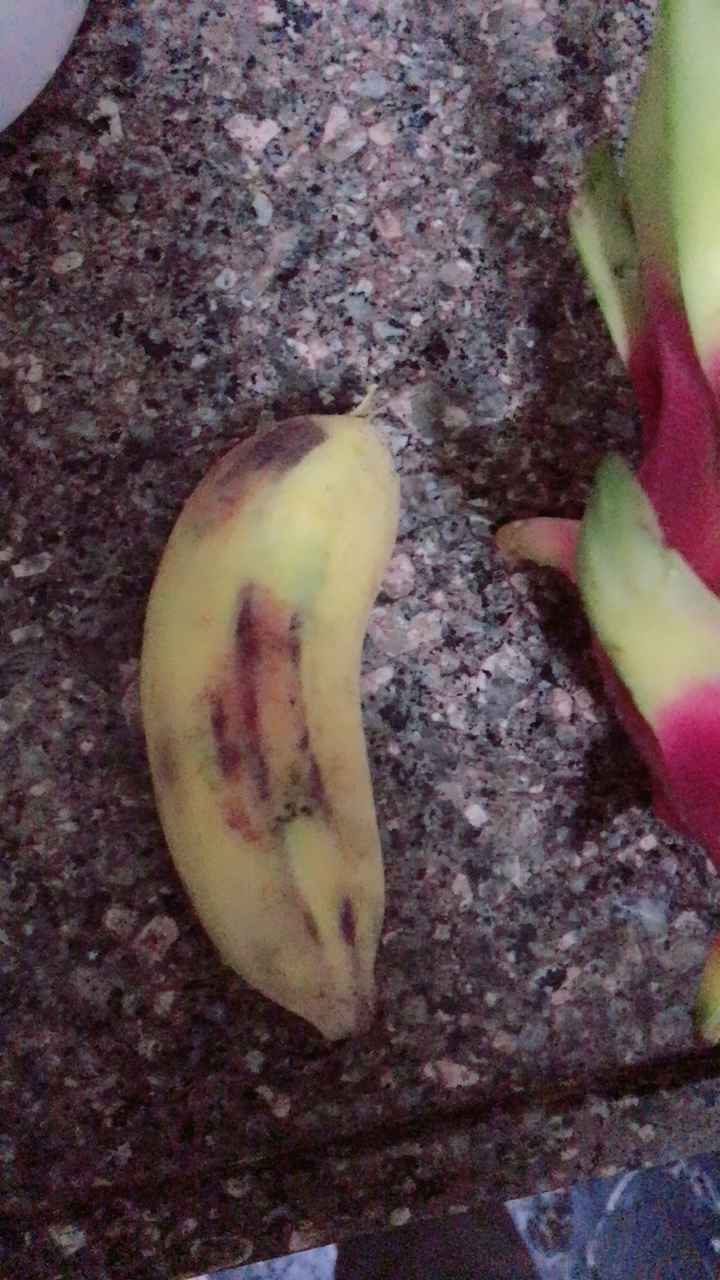#黑暗料理之王#香蕉火龙果酸奶果汁完成