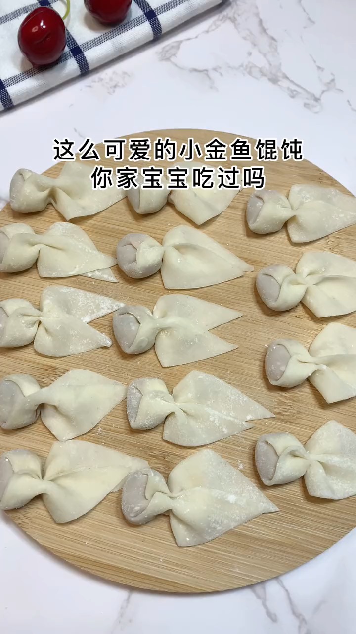 这样做的馄饨宝宝超爱吃,一口一个小金鱼