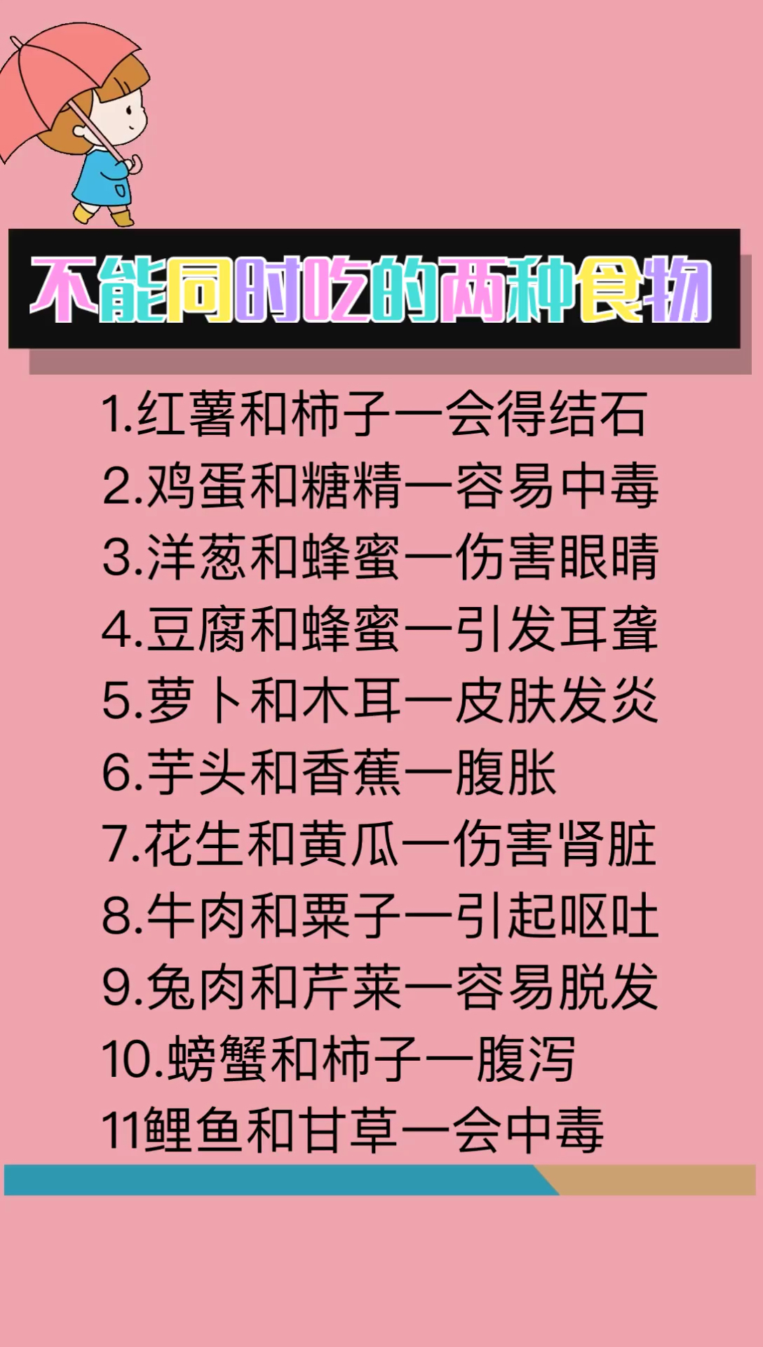 #我要上热门#相生相克的食物一定要看!