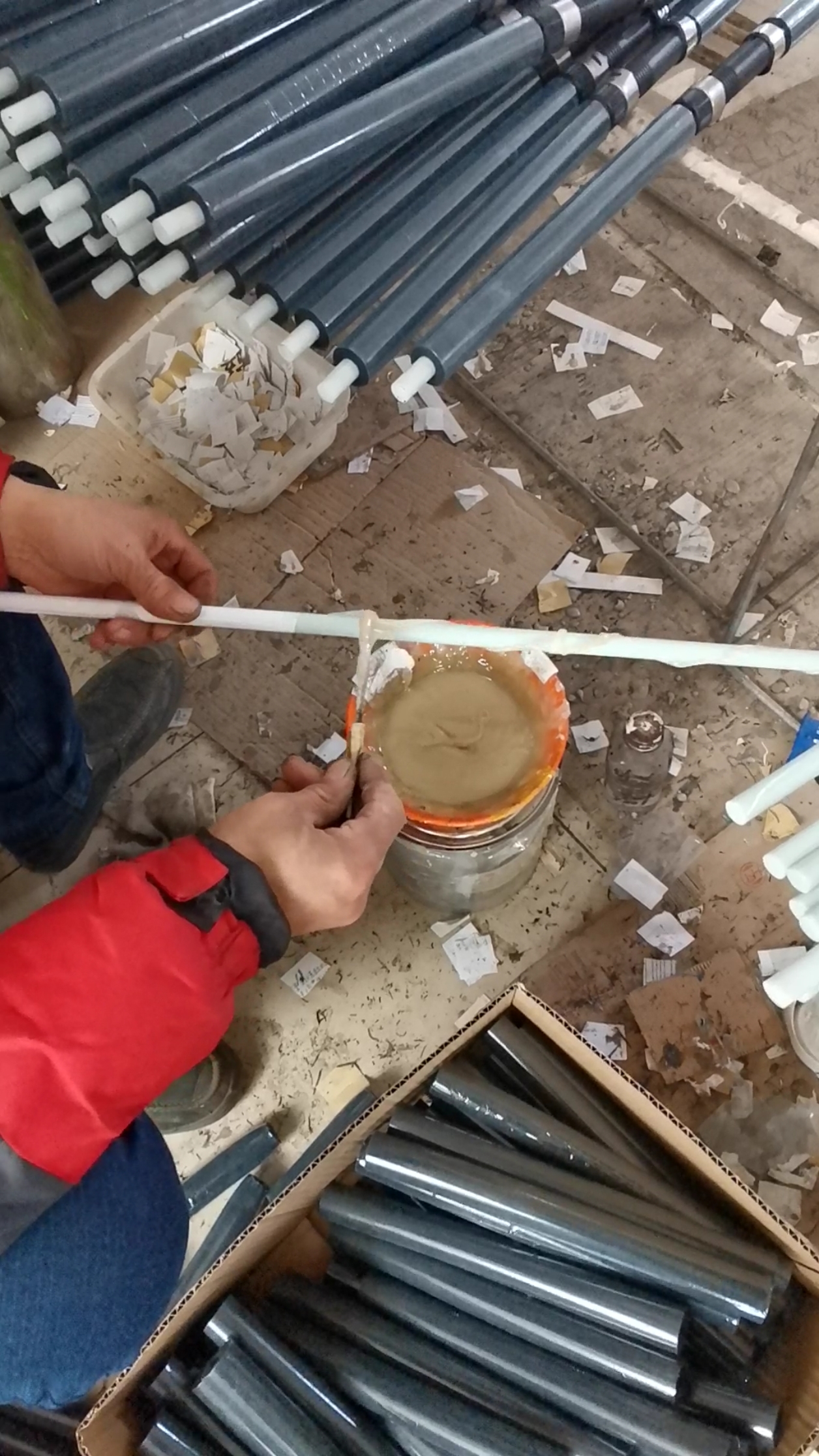 手工制作钓鱼竿