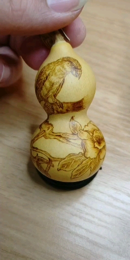 烙画小葫芦花鸟鱼系列