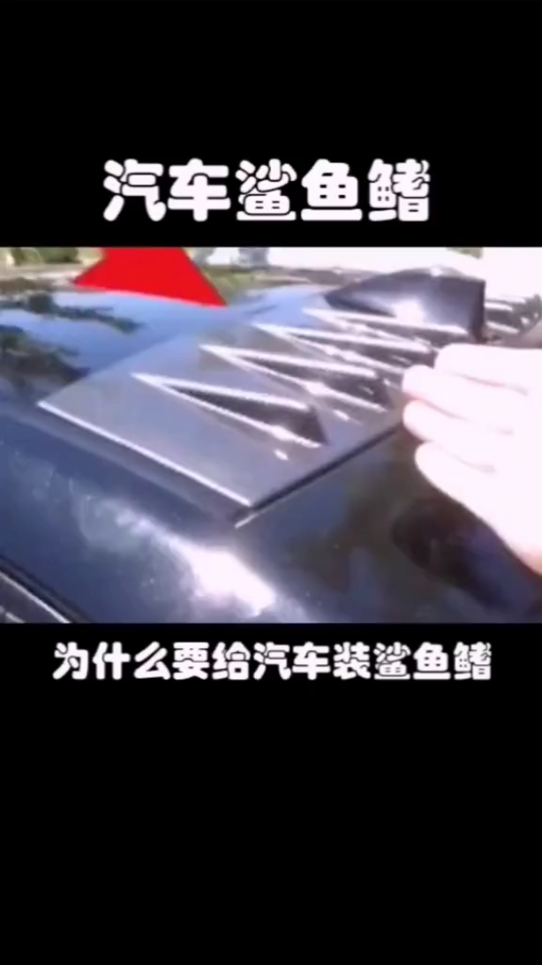 有爱车的朋友,鲨鱼鳍的作用,您必须知道。