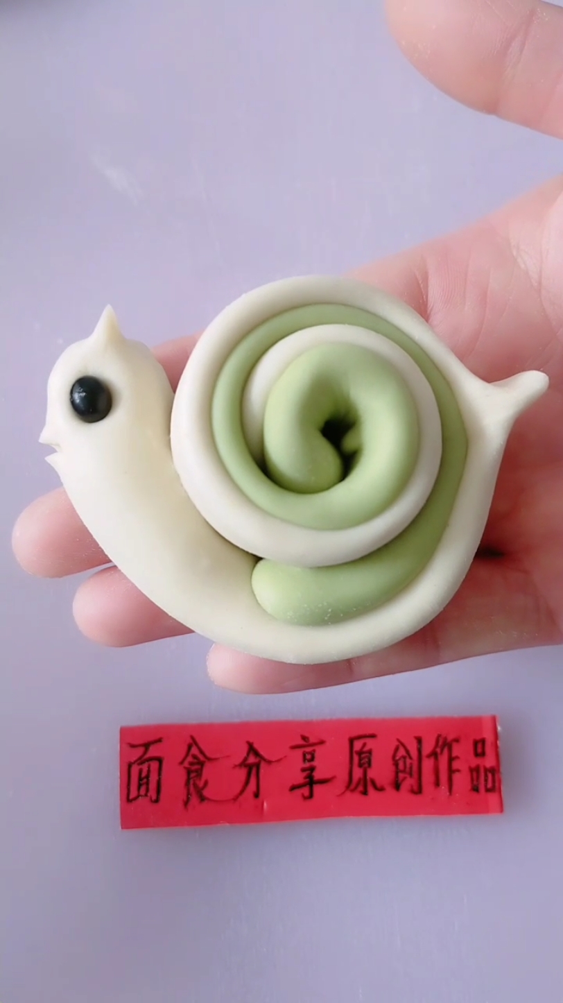 #手工面食#蜗牛花卷做法超级简单秒会!