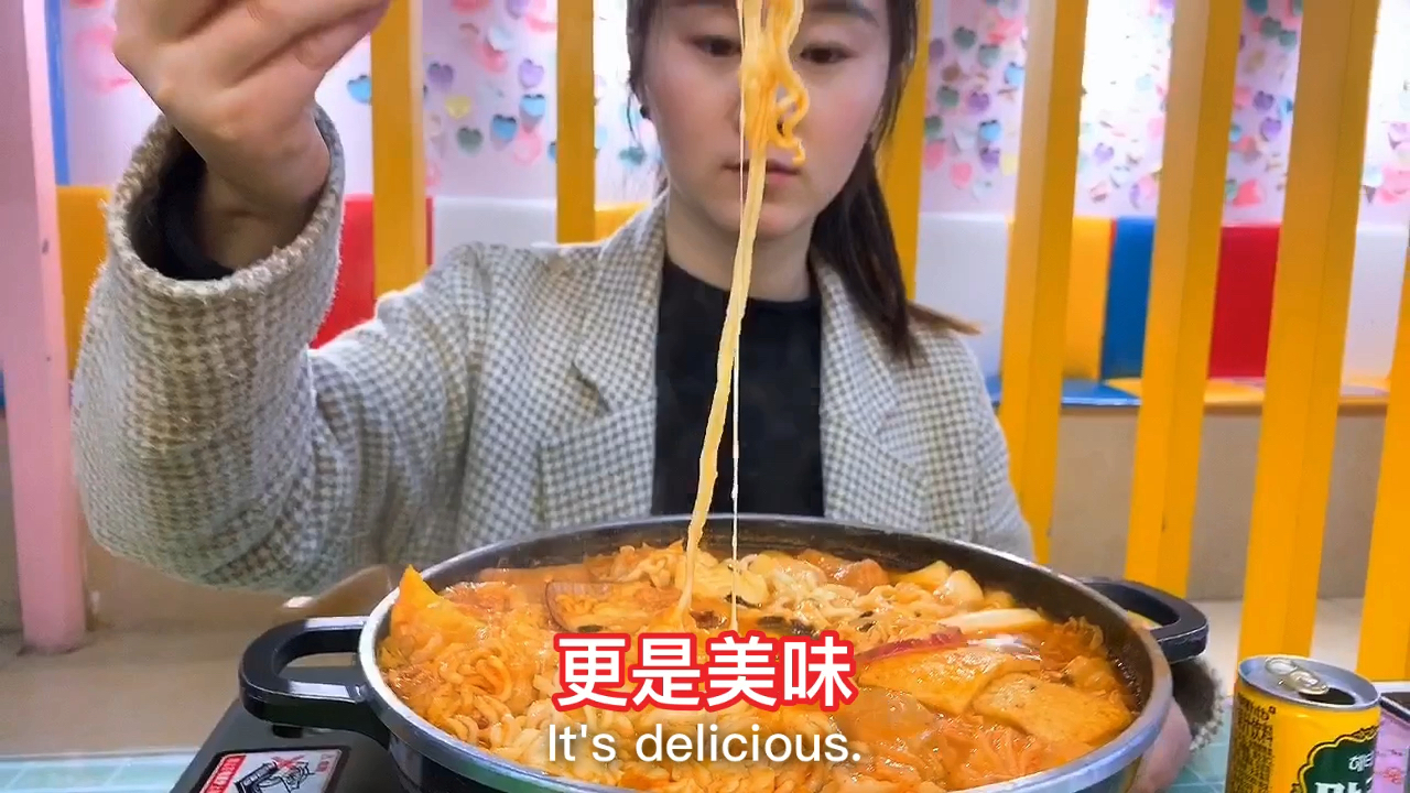 #我城许昌#为什么小姐姐那么喜欢芝士年糕火锅
