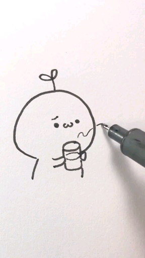 #创意简笔画#感冒了吃点药