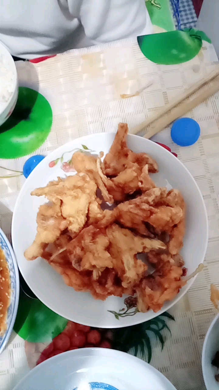 自己做的肯德基风味炸鸡叉