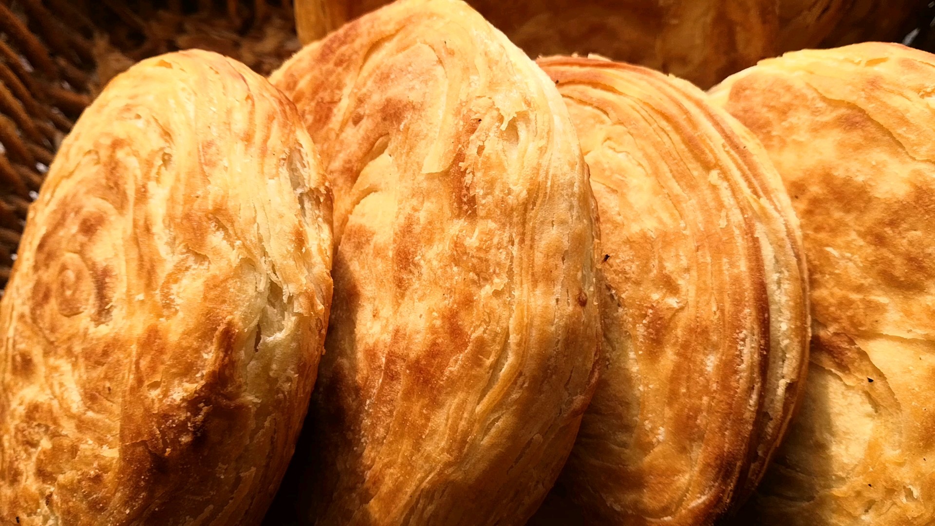 有灵魂的烧饼,山西晋南传统手艺老面油酥烧饼