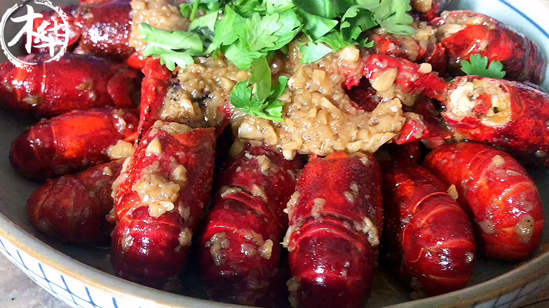 原来蒜蓉小龙虾做法那么简单,蒜香味美,2斤不够吃