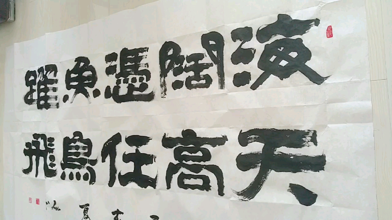 海阔凭鱼跃天高任鸟飞