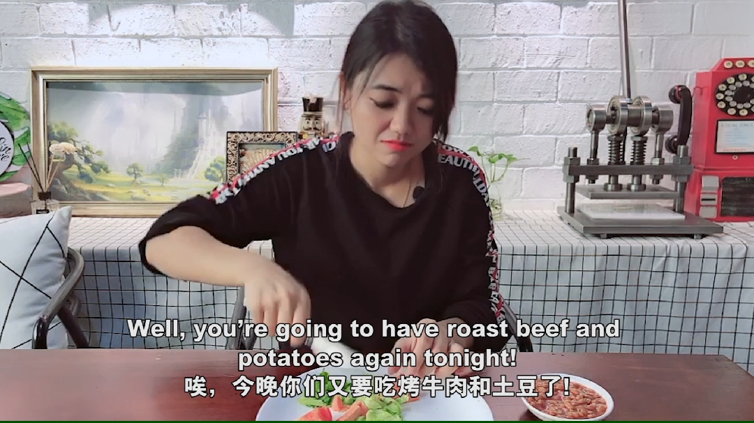 Lily教新概念英语一 教材81-82课 烤牛肉和土豆