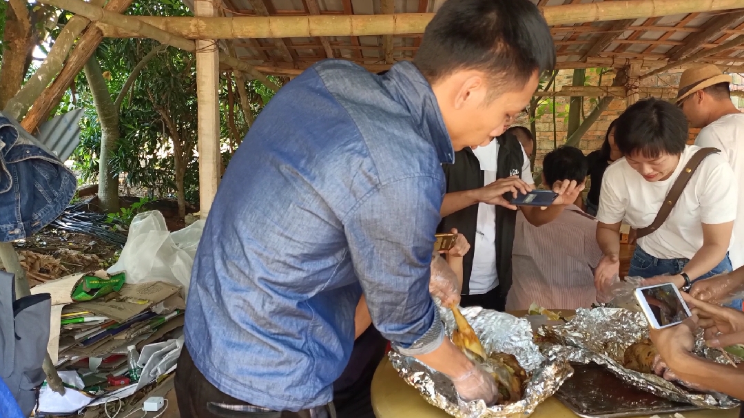 湛江农村聚会打鸡翁,翁鸡如何做才好吃呢?现场实拍