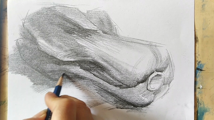 白菜素描的画法,想学的认真看完整哦