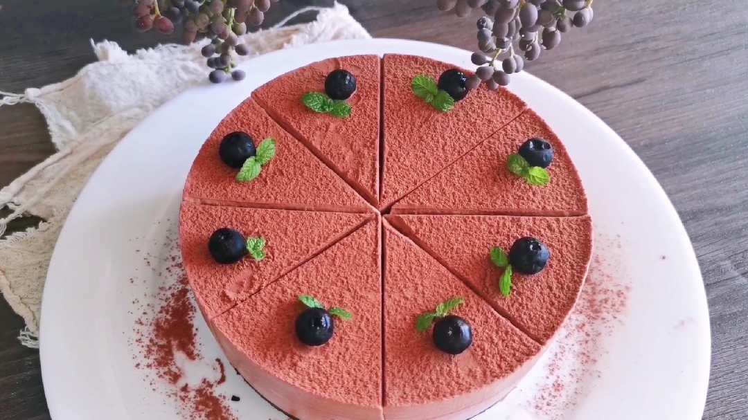 刷最少的碗做最好吃蛋糕 六寸巧克力奶酪慕斯蛋糕学起来吧