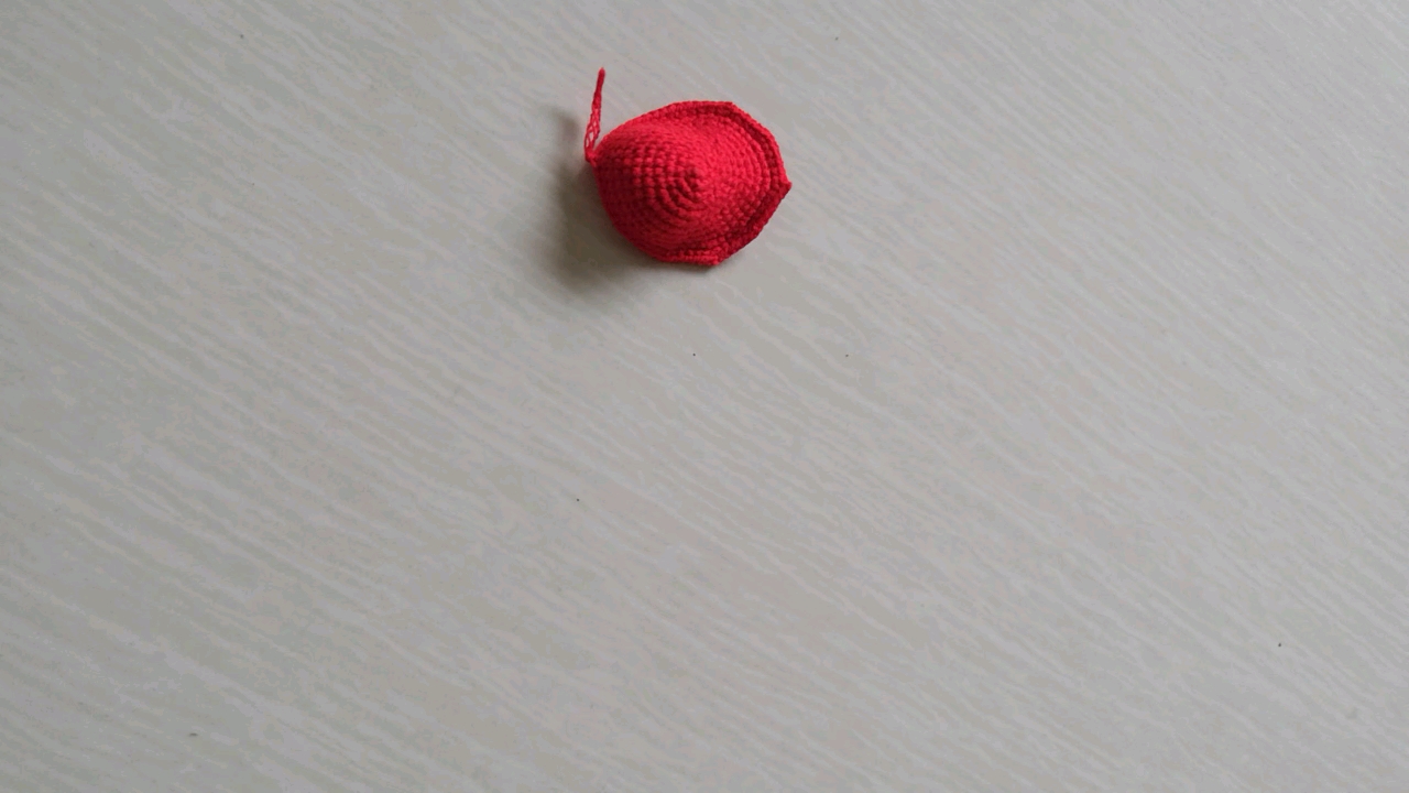 手工毛线制作玫瑰花