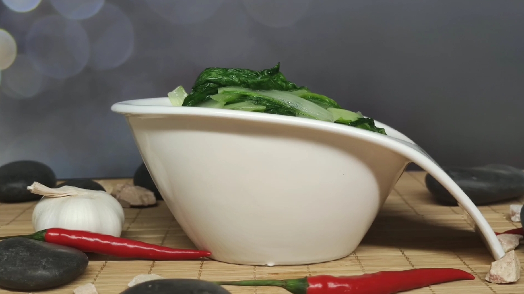 杭白菜这样炒,清香爽口