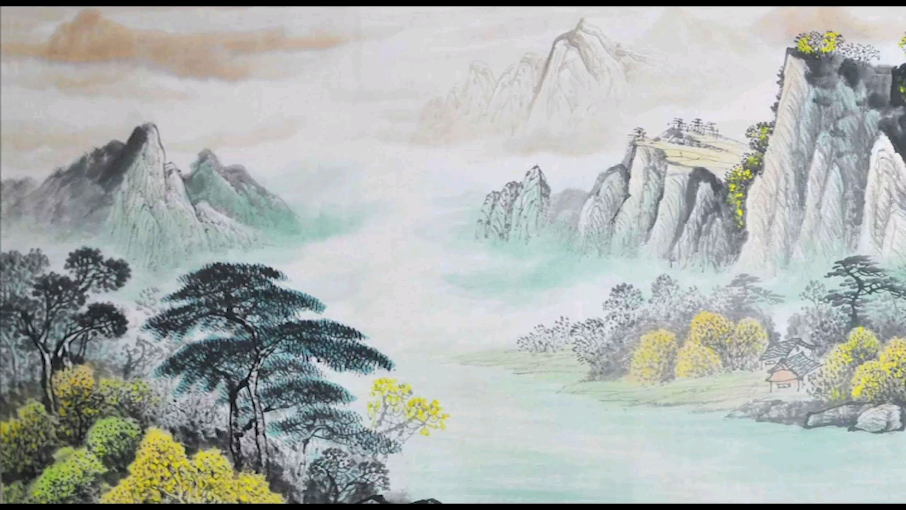 国画写意花鸟画技法视频教程