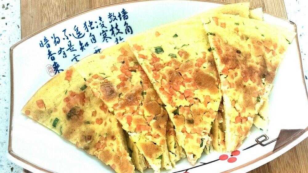 大厨分享早餐鸡蛋饼做法,加入豆腐后特别的松软!老人小孩都喜欢