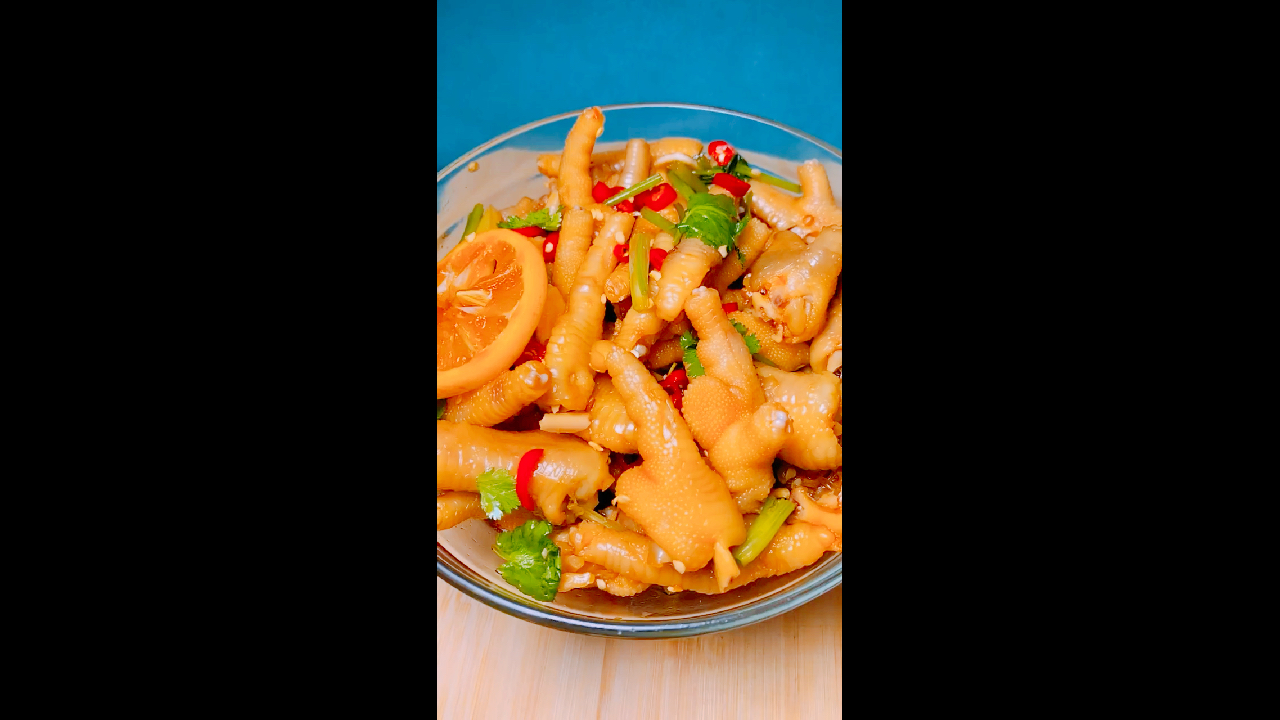 抖音网红柠檬鸡爪,好吃到连骨头都不放过!