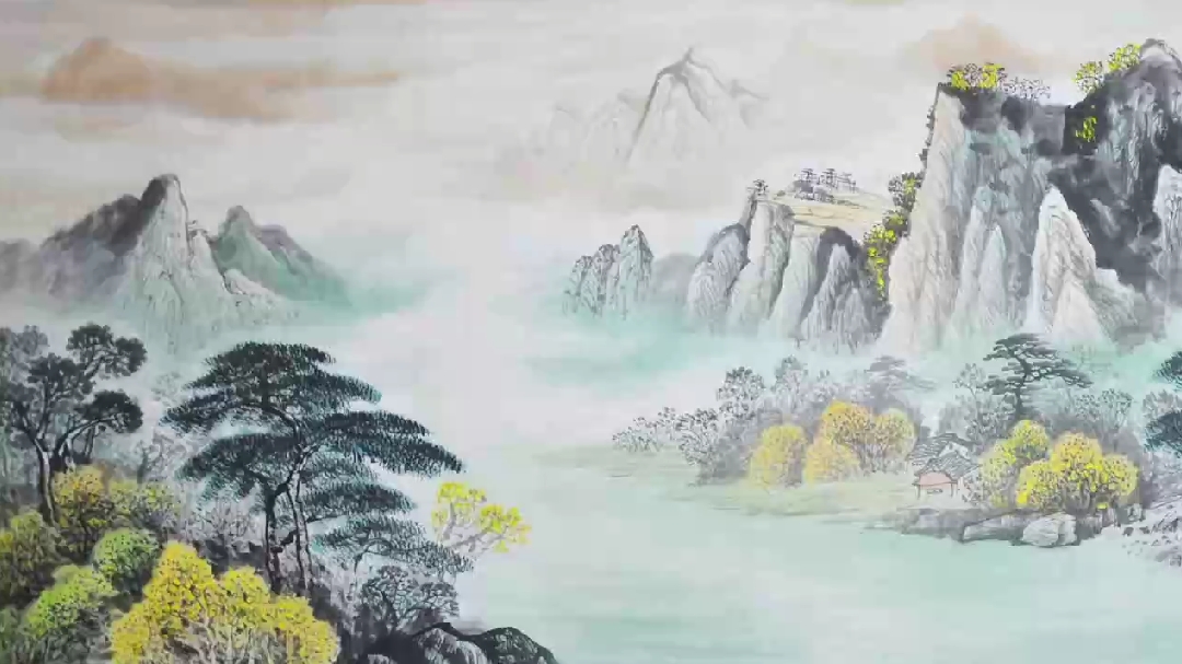 国画芹菜的画法视频 国画瓜果蔬菜的画法