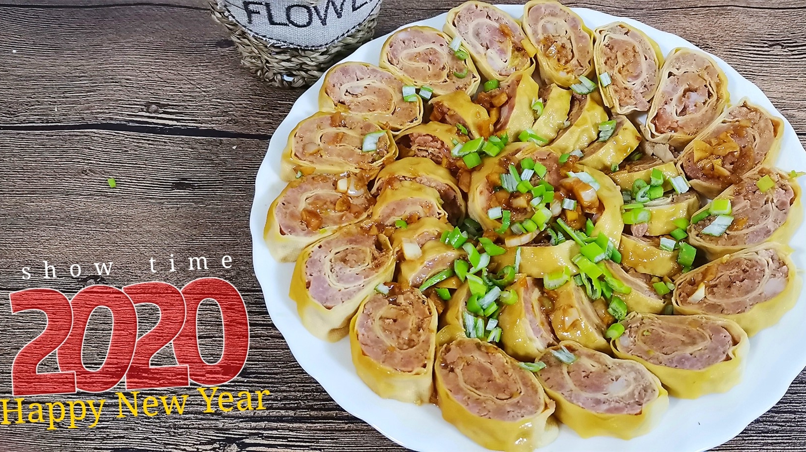 2020年豆皮换新吃法,和猪肉馅这么一卷,好吃席卷你的味蕾