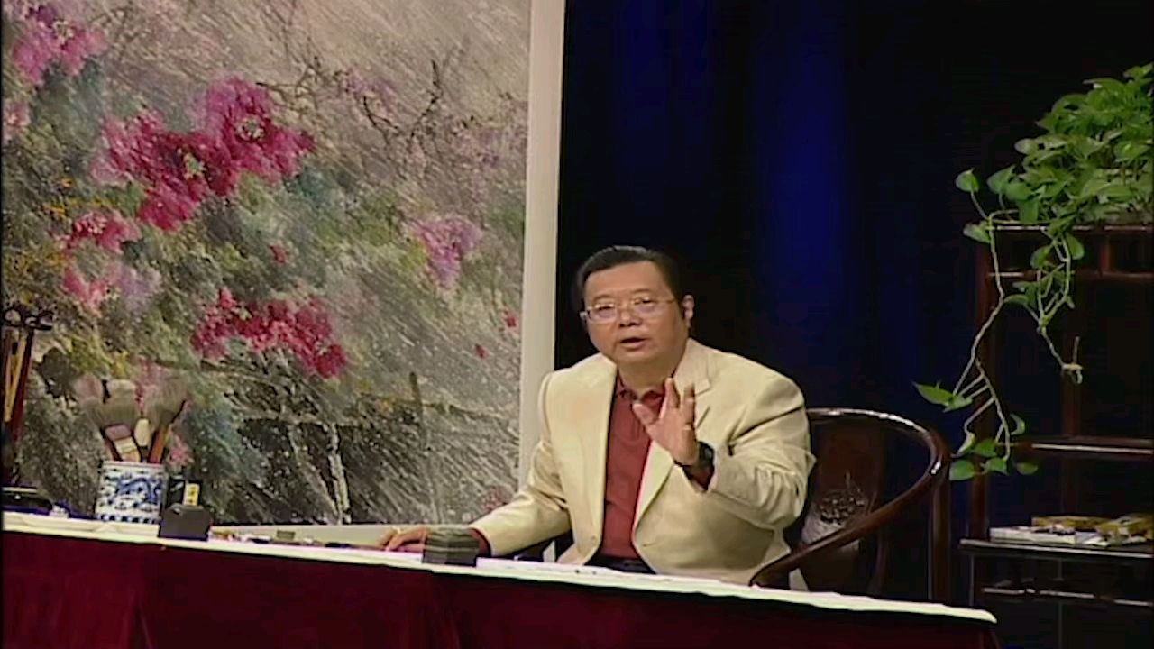 徐湛国画教学视频孔雀 国画荷花入门