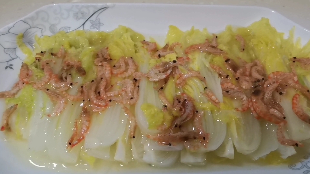 老闫做菜:清蒸虾仁娃娃菜