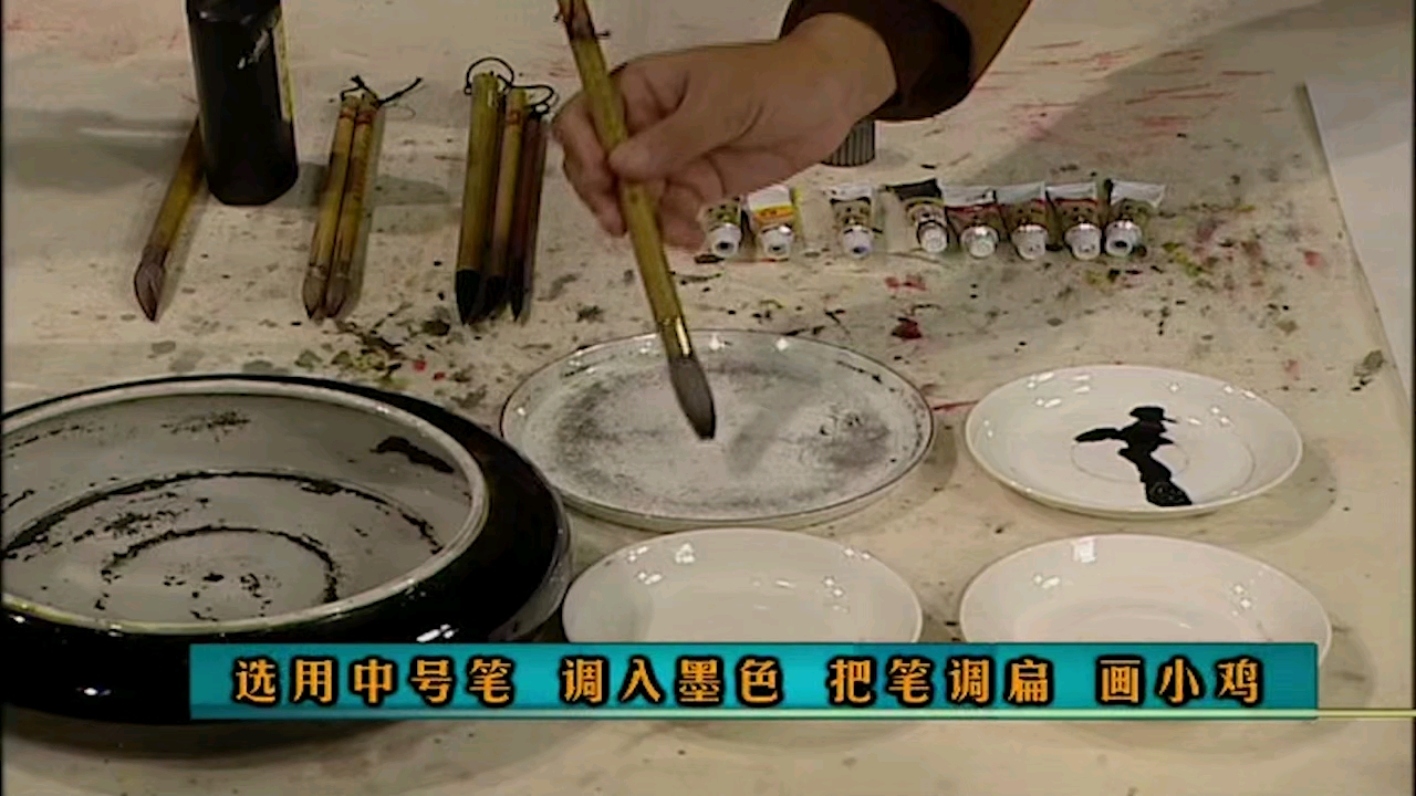 工笔国画勾线技巧 工笔天鹅的画法步骤