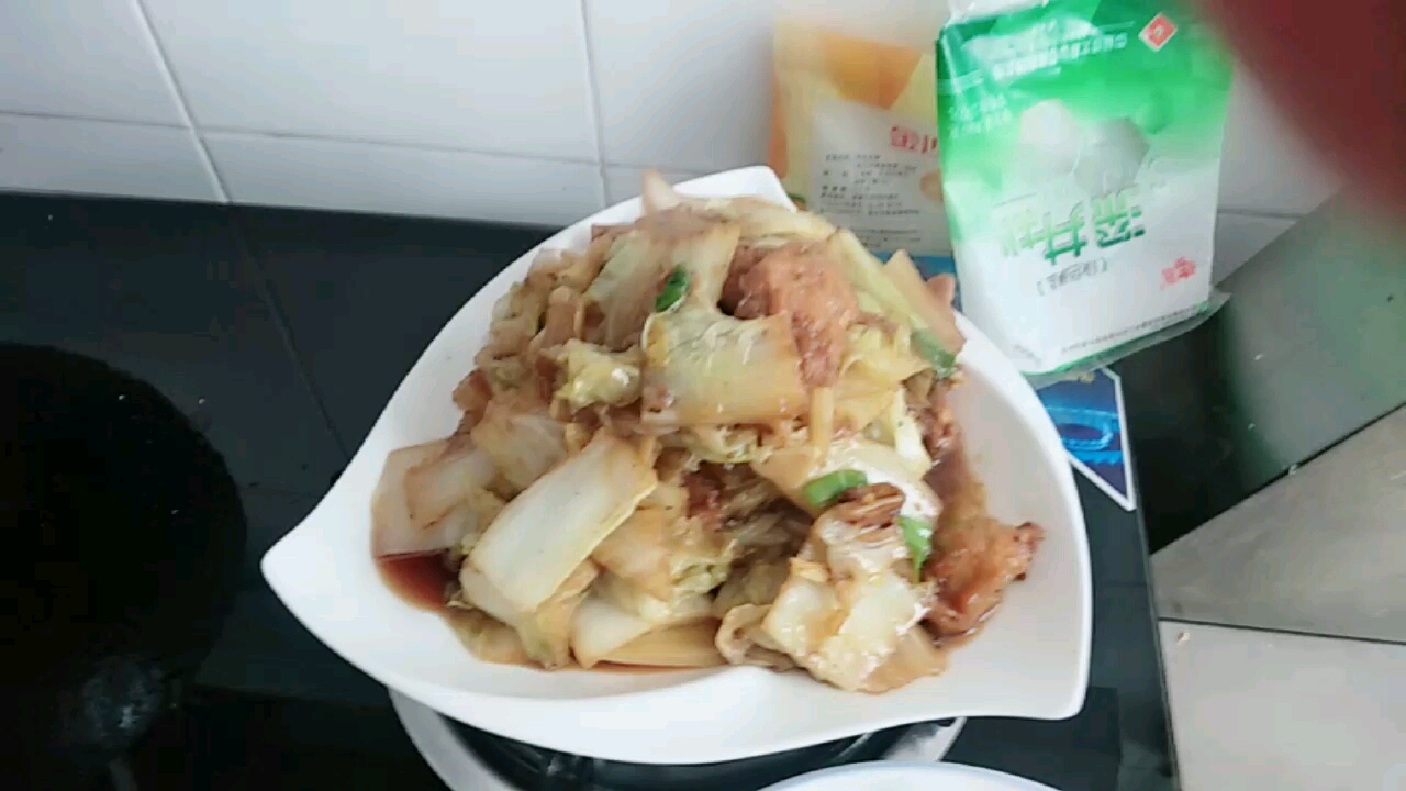 素丸子烧青口大白菜,好吃易做!