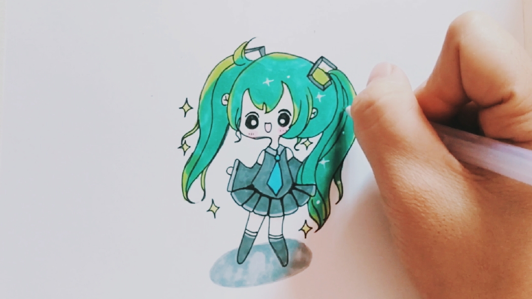 迷你知音未来简笔画