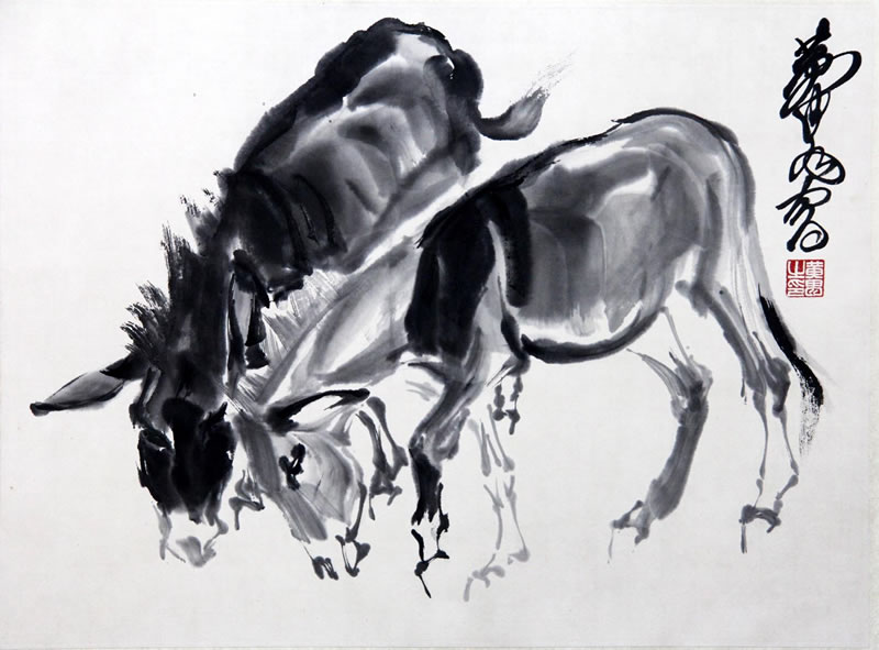 一代画驴人!黄胄