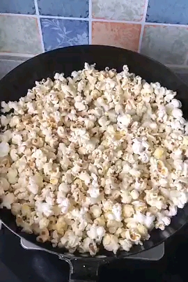 爆米花怎么做都是好吃的