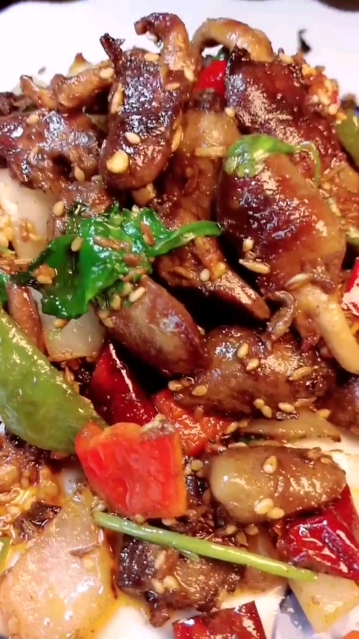 喜哥教你做烧烤味孜然鸡心